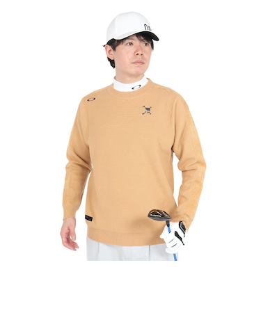 オークリー（OAKLEY）ゴルフウェア 吸汗速乾 SKULL SURFA 長袖 クルースウェット FOA406966-5GL