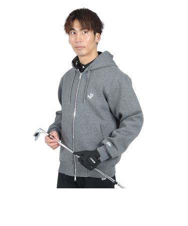 ニューエラ（NEW ERA）ゴルフウェア アウター 保温 テック スウェット フルジップフーディー 14327382