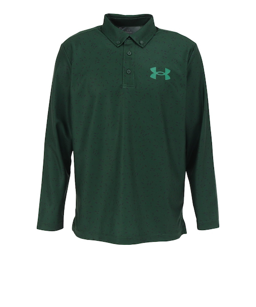 アンダーアーマー（UNDER ARMOUR）ゴルフウェア Mid Logo 長袖ポロシャツ 1388812 301