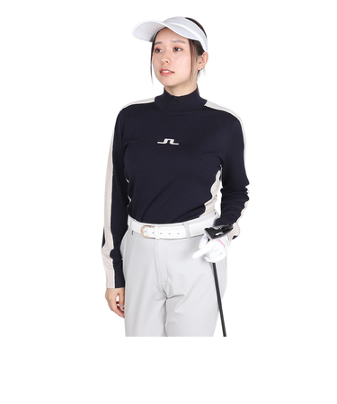 J.LINDEBERG(J.LINDEBERG)ゴルフウェア Adia Knitted 長袖 ハイネック セーター 072-12912-098