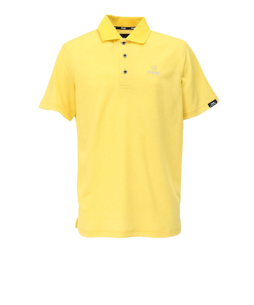 未使用ポロシャツ　ゴルフウェア　Lサイズ　チャンピオン　イエロー　新品タグ付き 未使用ポロシャツ ゴルフウェア Lサイズ チャンピオン イエロー 新品