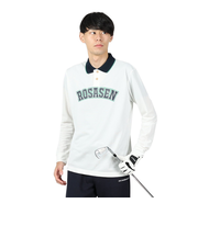 ROSASEN（ROSASEN）ゴルフウェア 吸水速乾カノコストレッチ 長袖ポロシャツ 044-22812-005-24AW