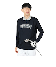 ROSASEN（ROSASEN）ゴルフウェア 吸水速乾 カノコストレッチ 長袖ポロシャツ 044-22812-098-24AW
