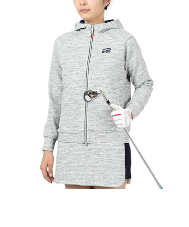 ROSASEN(ROSASEN)ゴルフウェア アウター 吸水速乾 カノコダンボール ニットブルゾン 045-52812-013-24AW