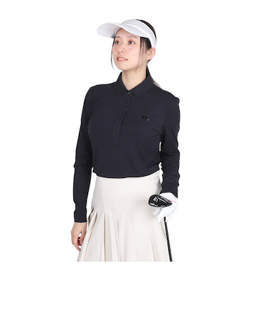 J.LINDEBERG(J.LINDEBERG)ゴルフウェア 吸水速乾 Flor 長袖ポロシャツ 072-22910-019