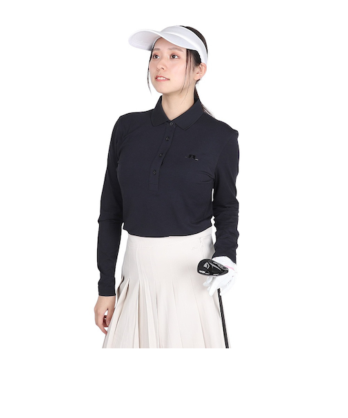 J.LINDEBERG(J.LINDEBERG)ゴルフウェア 吸水速乾 Flor 長袖ポロシャツ 072-22910-019
