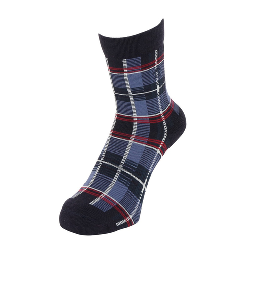 マンシング（MUNSING）ゴルフ 保温 ミドル丈 チェック柄ソックス MG4FSO00L NV00