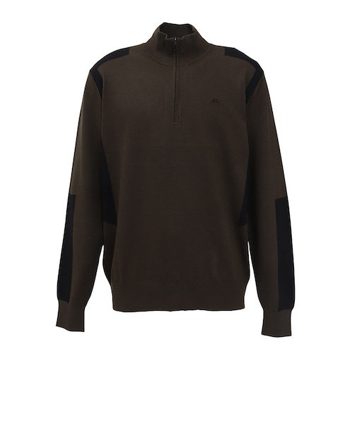 J.LINDEBERG（J.LINDEBERG）ゴルフウェア ショルダーブリッジハーフジップモックネック 長袖 セーター 071-12914-028