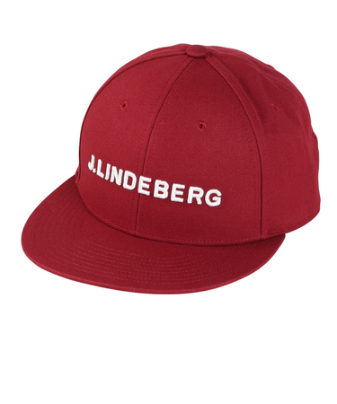 J.LINDEBERG（J.LINDEBERG）ゴルフ 速乾 軽量 フラットピーク キャップ 073-52834-068