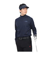 フィドラ(FIDRA)ゴルフウェア 吸湿 発熱 FIDRAロゴ 長袖 ハイネック FD5STG10 NVY