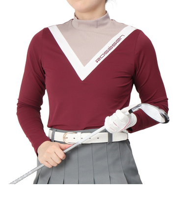 ROSASEN（ROSASEN）ゴルフウェア 速乾 冷感 A-Line UV ロングTシャツ 048-22911-068