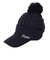 フィドラ（FIDRA）ゴルフ ポンポンニット帽 FD5SWA19 NVY
