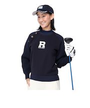 ROSASEN（ROSASEN）ゴルフウェア 軽量 A-Line Rグラフィックラグラン 長袖プルオーバー 048-32911-098