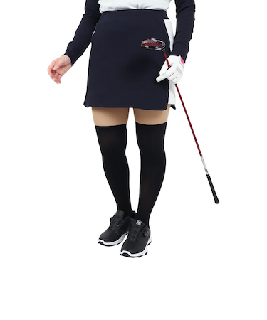 ROSASEN（ROSASEN）ゴルフウェア カノコダンボールニットスカート 045-72842-098-24AW