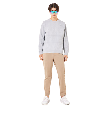 オークリー（OAKLEY）ゴルフウェア 吸汗速乾 ロゴクルーネックセーター FOA406967-22P