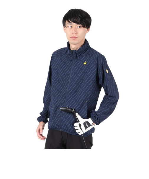 ルコックスポルティフ（lecoqsportif）ゴルフウェア アウター 撥水 防風 フード付き ウインドブレーカー QGMWJK01 NV00
