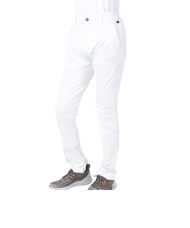 ルコックスポルティフ（lecoqsportif）ゴルフウェア ストレッチフォーサー 裏起毛ロングパンツ QGMWJD08 WH00