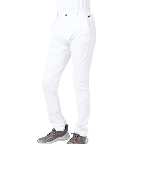 ルコックスポルティフ（lecoqsportif）ゴルフウェア ストレッチフォーサー 裏起毛ロングパンツ QGMWJD08 WH00