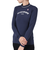 ルコックスポルティフ（lecoqsportif）ゴルフウェア ストレッチフォーサー ハイネックロゴ裏起毛長袖シャツ QGWWJB07 NV00