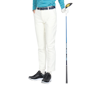 クランク(CLUNK)ゴルフウェア 裏起毛 裏シャギー ストレッチパンツ CL5NUD22 WHT