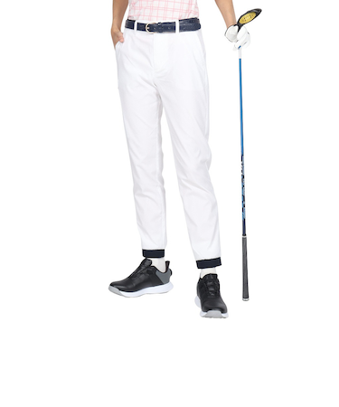 フィドラ（FIDRA）ゴルフウェア 撥水 ベーシック ジョガーパンツ FD5NUD35 WHT
