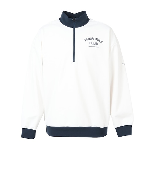 プーマ（PUMA）ゴルフウェア 長袖 ハーフジップ ポリウラケス