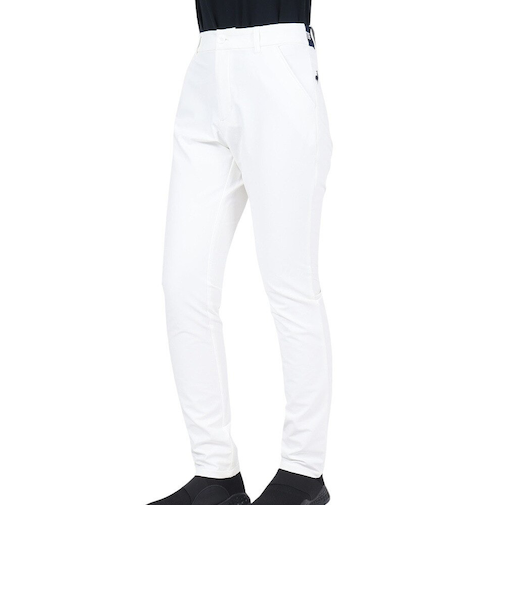 ルコックスポルティフ（lecoqsportif）ゴルフウェア 保温 裏起毛ストレートロングパンツ QGWWJD06 WH00