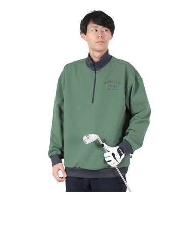 プーマ（PUMA）ゴルフウェア 長袖 ハーフジップ ポリウラケス スウェットシャツ 631656-03