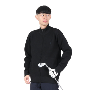 トミーアーマー（Tommy Armour）ゴルフウェア アウター ワッフルニットジャケット TASL24F030002 BLK