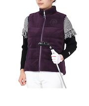 ROSASEN(ROSASEN)ゴルフウェア アウター 防風 パイル 起毛 中綿 ベスト 045-42071-083-24AW