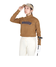 ROSASEN(ROSASEN)ゴルフウェア マイクロフリース長袖モックネックシャツ 045-22011-042-24AW