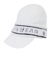 マンシング（MUNSING）ゴルフ つば付ミンクニットキャップ MG4FCP40L WH00