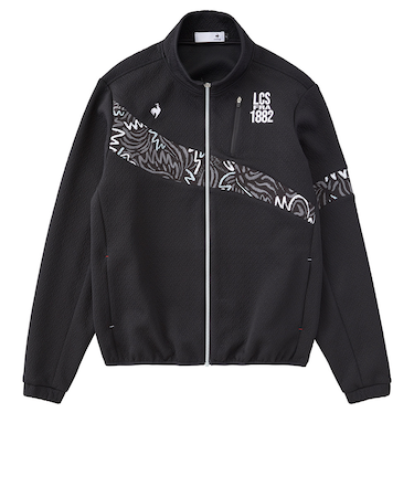 ルコックスポルティフ（lecoqsportif）ゴルフウェア ストレッチフォーサー キルトジャガード 長袖 ブルゾン LG4FSW51M BK00