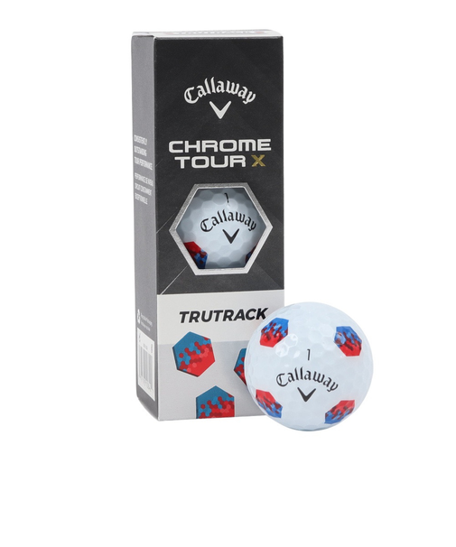 キャロウェイ（CALLAWAY）ゴルフボール クロムツアー CHRM TOUR X 24 TRUTRK 3B スリーブ(3個入り)