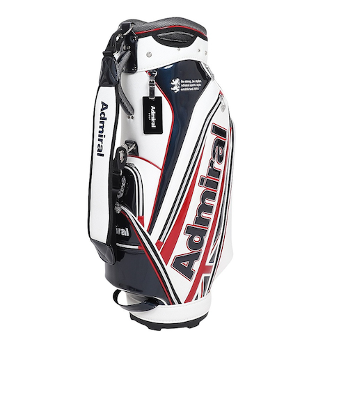 Admiral Golf キャディバッグ ホワイト 9.0型