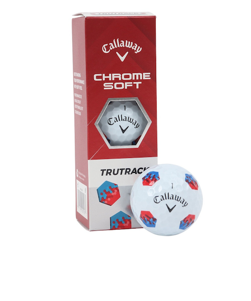 キャロウェイ（CALLAWAY）ゴルフボール クロムソフト CHRM SFT 24 TRUTRK 3B スリーブ(3個入り)