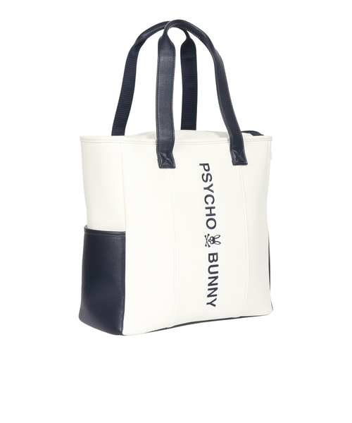 サイコバニー ゴルフ トートバッグ PSYCHO BUNNY 白 【公式通販】