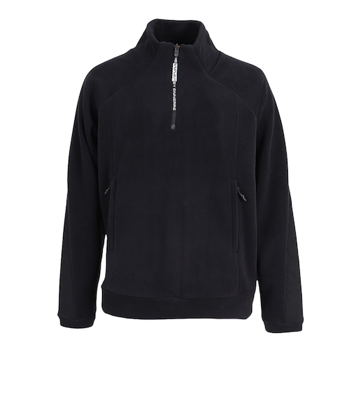 ゴルフ スポーツウェア WARP ハーフジップジャケット ブラック XL &mall（アンドモール）三井ショッピングパーク公式通販