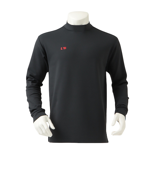 フィドラ（FIDRA）ゴルフウェア 長袖 襟リブモックネックシャツ