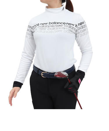 ニューバランス(new balance)ゴルフウェア 吸水速乾 発熱 長袖 モックネック プルオーバーシャツ 012-4267504-030