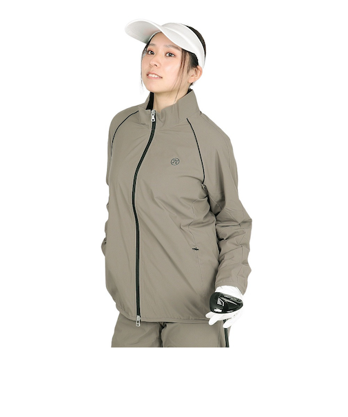 トミーアーマー（Tommy Armour）ゴルフウェア アウター 撥水 裏起毛 フルジップジャケット TATSV24F050012 KHK