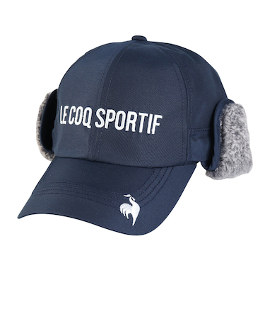 ルコックスポルティフ（lecoqsportif）ゴルフ 着脱可能 防寒耳当て付キャップ LG4FCP12M NV00