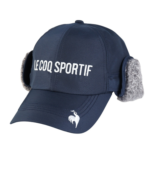 ルコックスポルティフ（lecoqsportif）ゴルフ 着脱可能 防寒耳当て付キャップ LG4FCP12M NV00