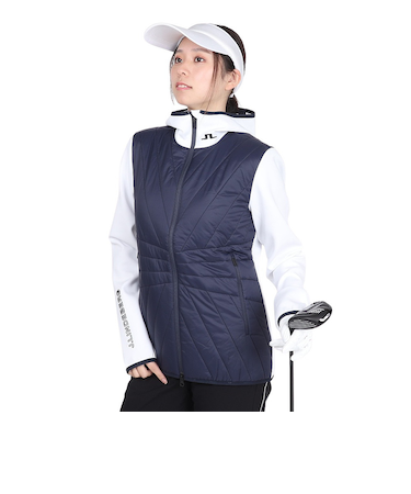 J.LINDEBERG(J.LINDEBERG)ゴルフウェア アウター 速乾 保温 Holma Quilt Hybrid フルジップパーカー 072-5201…