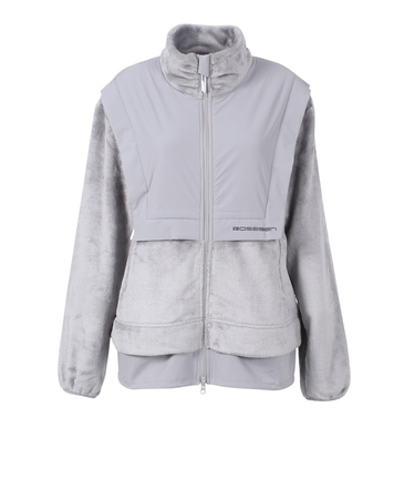 ROSASEN（ROSASEN）ゴルフウェア アウター 裏起毛 ストレッチフリースブルゾン 048-52011-012