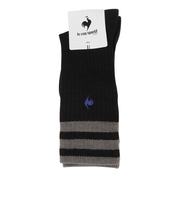 ルコックスポルティフ(lecoqsportif)ゴルフ 保温 ヒートナビ レギュラー丈 ソックス LG4FSO04M BK00