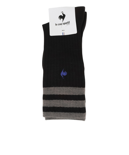 ルコックスポルティフ（lecoqsportif）ゴルフ 保温 ヒートナビ レギュラー丈 ソックス LG4FSO04M BK00