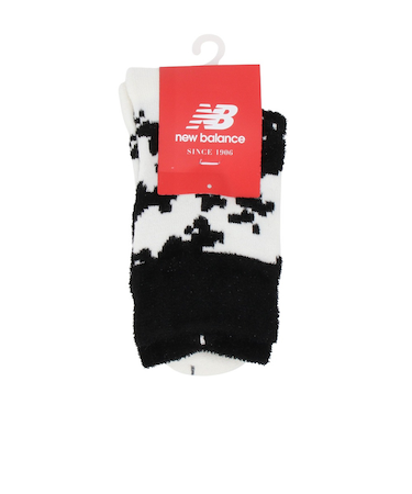 ニューバランス（new balance）ゴルフ 蓄熱保温 カウスポット柄 ミディアム ショートソックス 012-4286506-030