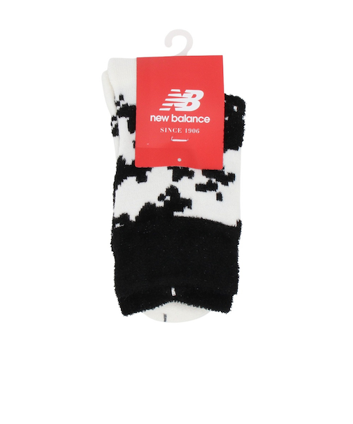 ニューバランス（new balance）ゴルフ 蓄熱保温 カウスポット柄 ミディアム ショートソックス 012-4286506-030