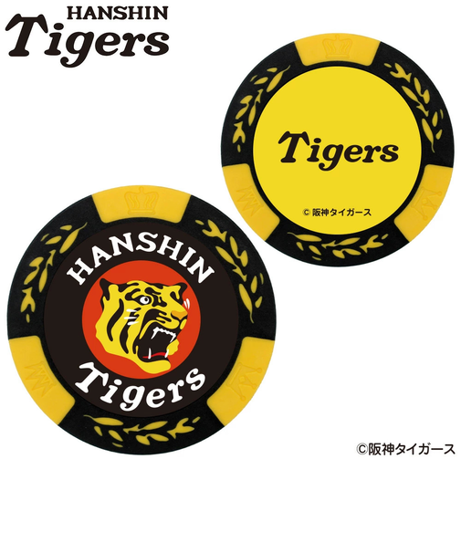 ホクシン（Hokushin）阪神タイガース ゴルフチップマーカー ロゴタイプ MK455 HTCMK ﾛｺﾞ